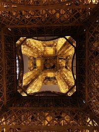 Low angle view of ceiling of building