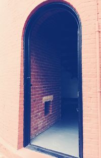 View of window on building