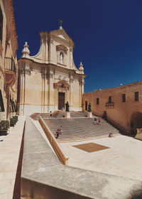 Low angle view of historical building