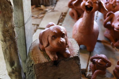 Close-up portrait of dog