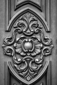 Close-up of door knocker