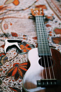 Close-up of guitar