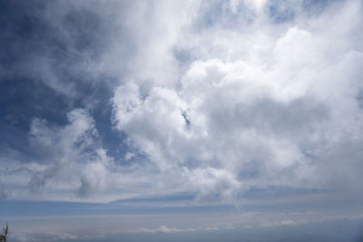 Scenic view of clouds in sky