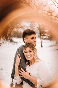 Portrait of smiling young couple