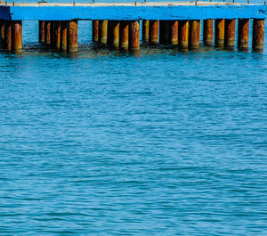 Pier over sea