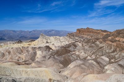 Scenic view of desert against sky