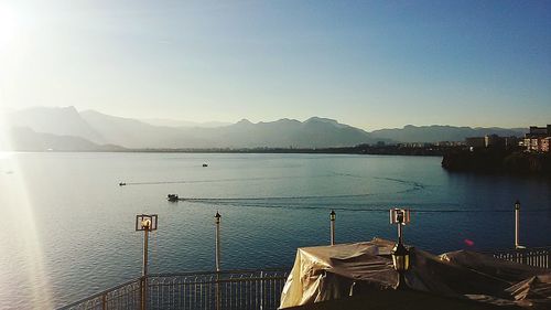 Scenic view of mountains