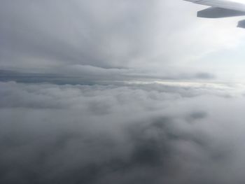 Aerial view of cloudscape