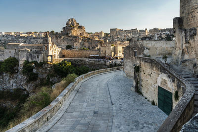 View of old town against sky