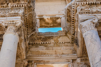 Low angle view of a temple