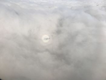 Low angle view of cloudy sky