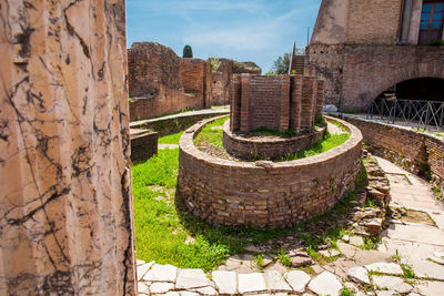 View of old building