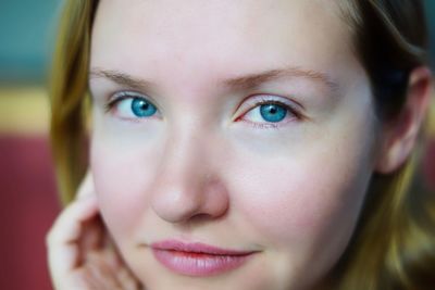 Close-up portrait of girl