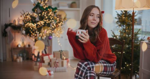 Young woman using smart phone