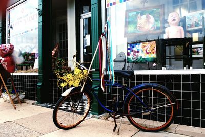 Bicycle in city