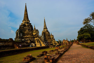 Temple against sky