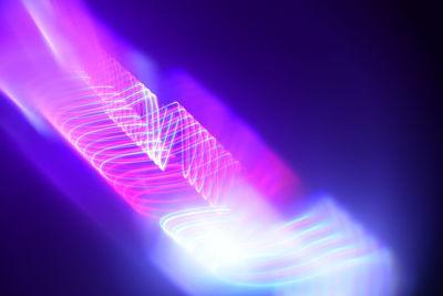 Light is a stream of photons in a specific frequency band