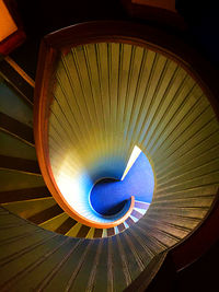 Low angle view of ceiling