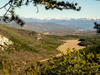 Scenic view of landscape against sky