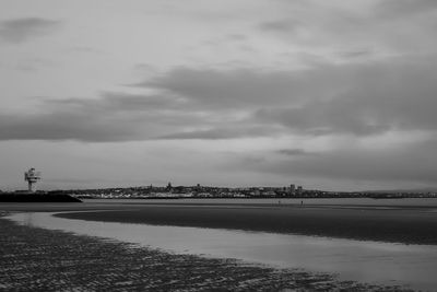 Cloudy sky over sea