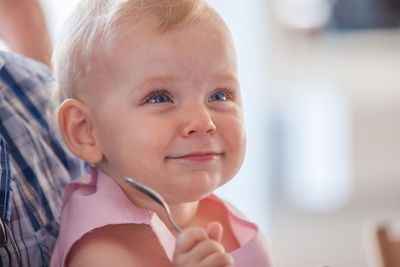 Portrait of cute baby