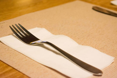 Close-up of bread on table