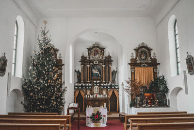 Interior of building