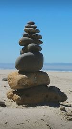 Pebbles on beach