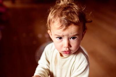 Portrait of cute boy