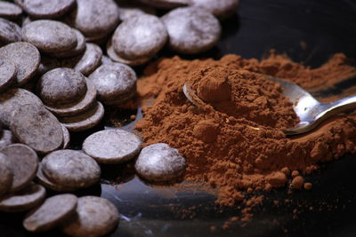 Close-up of chocolate cake