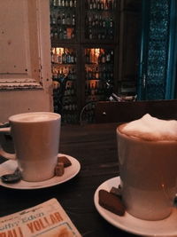 Close-up of coffee cup