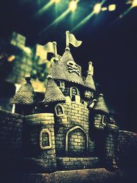 Light painting at night