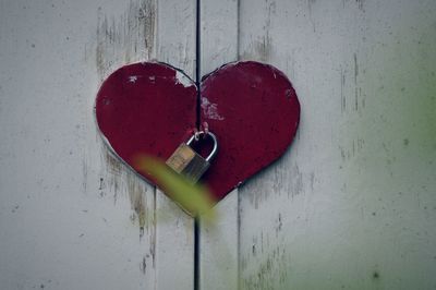 Close-up of heart shape