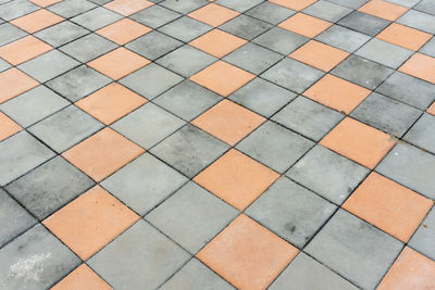 Full frame shot of tiled floor