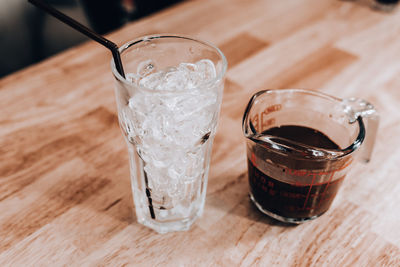 Close-up of drink on table