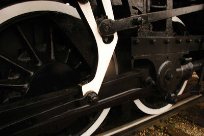 Close-up of machine part