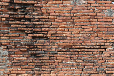 Full frame shot of brick wall