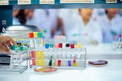 Man working in laboratory