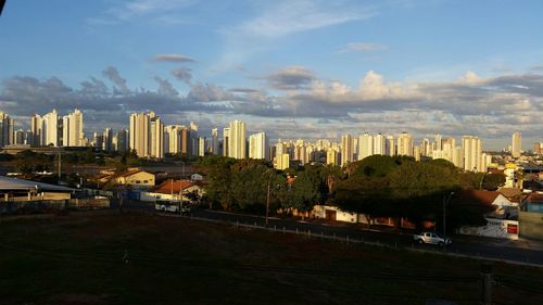 Skyscrapers in city