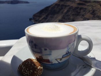 Close-up of coffee cup