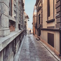 Street amidst buildings in city