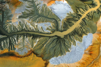 High angle view of water