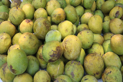 Full frame shot of fruits for sale in market