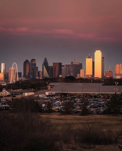 Buildings in city