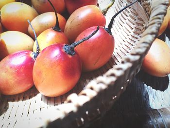 Close-up of red tomatoes