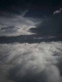 Low angle view of clouds in sky