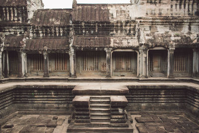 Exterior of temple building