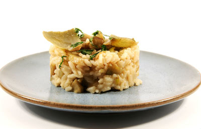 Close-up of meal served in bowl