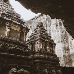 Low angle view of a temple