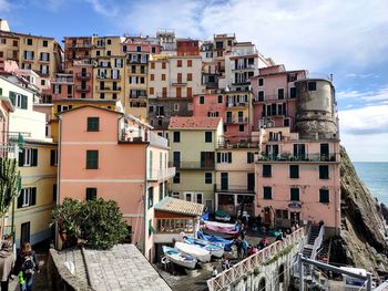 Scenic view in the cinque terre